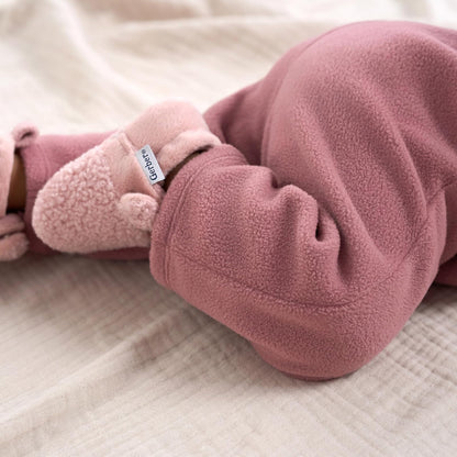 Gerber Paquete de 4 Pantalones de Microforro Polar Pantalones Deportivos para bebés niños