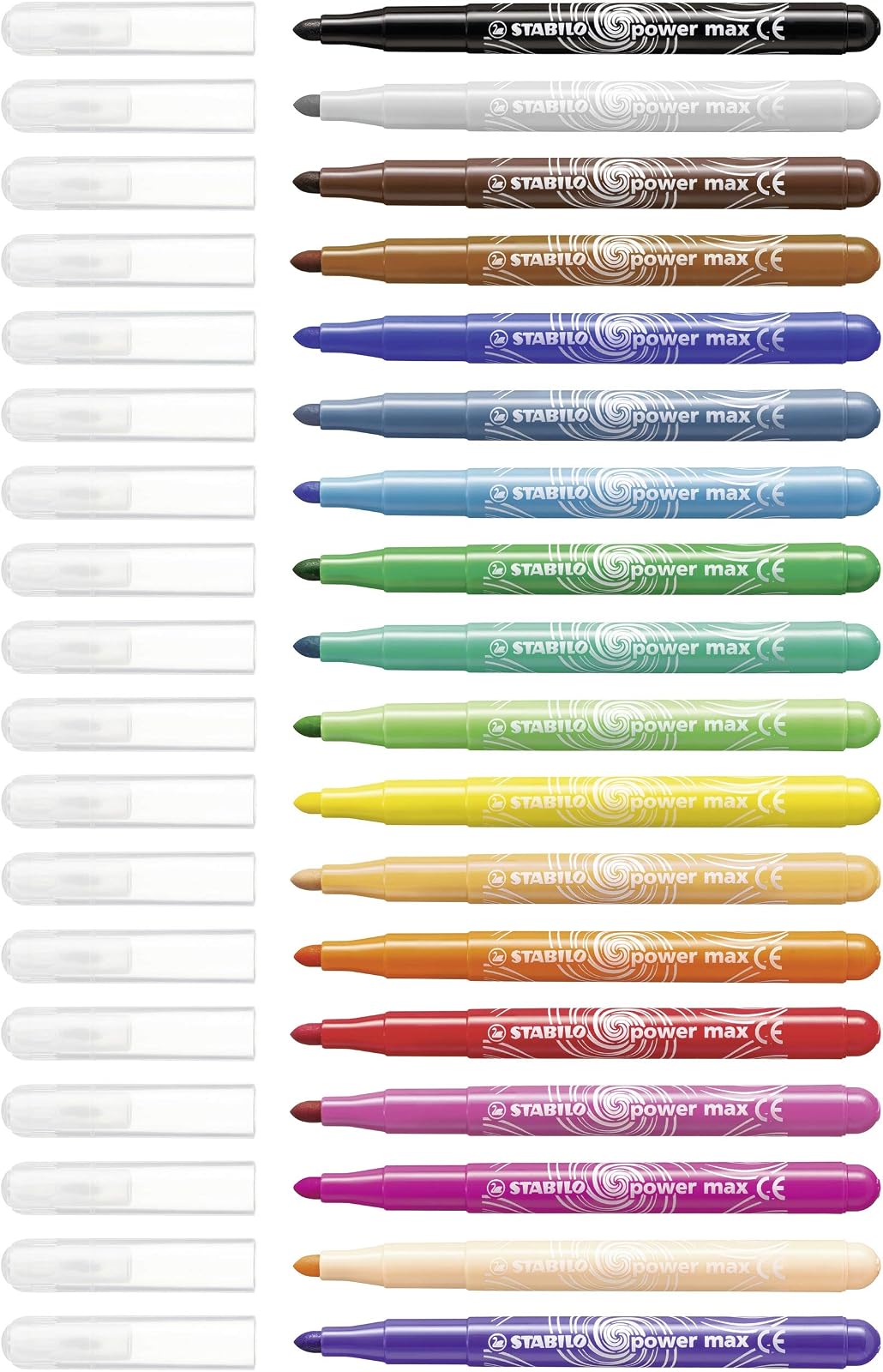 STABILO power max - Estuche con 18 colores