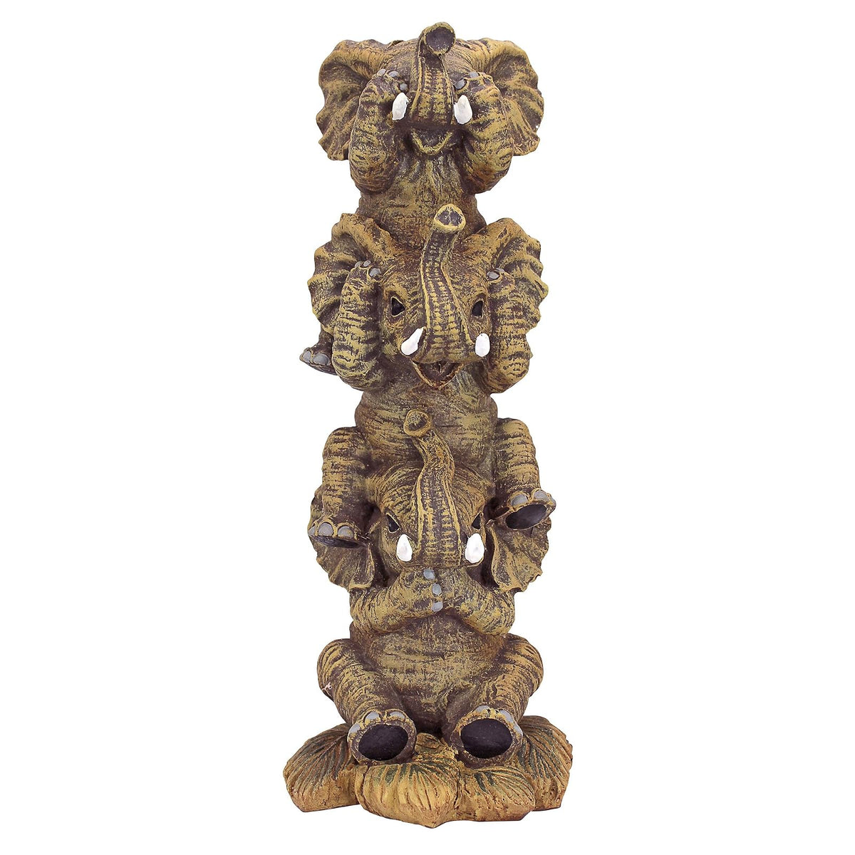 Design Toscano Estatua, Elefantes, Única, 1 | Estatua coleccionable | Individual | Mediano | Estatua coleccionable para exhibición en interiores | Diseño exclusivo Toscano