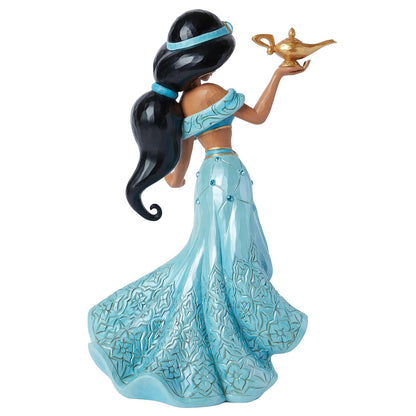 Enesco Disney Traditions Collection by Jim Shore Aladdin - Figura de lujo de princesa encantada jazmín, resina de piedra, pintada a mano, cifras de jazmín, Disney, decoración del hogar, estatua
