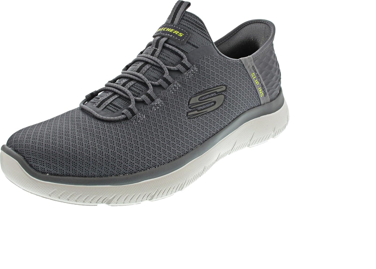 Skechers Summits - Tenis de Trabajo de Alta Gama para Hombre | Limpio, cómodo y atemporal: zapatillas Skechers BOBS para mujer en blanco, perfectas para el día a día y el ocio.