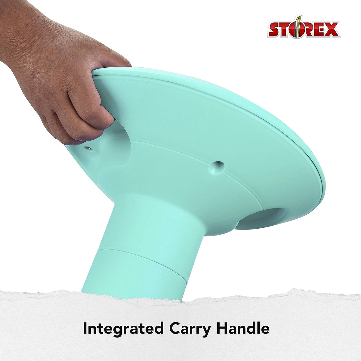 Storex - Taburete Wiggle – Asiento Flexible Activo para Aula y Estudio en casa, Ajustable de 12 a 18 Pulgadas de Altura, Verde Azulado (00306U01C)