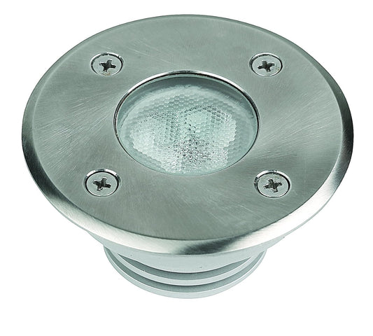 Tecnolite - Lámpara de Piso LED Empotrable Exterior 3 W, Luz Suave Cálida, IP65, LED Integrado