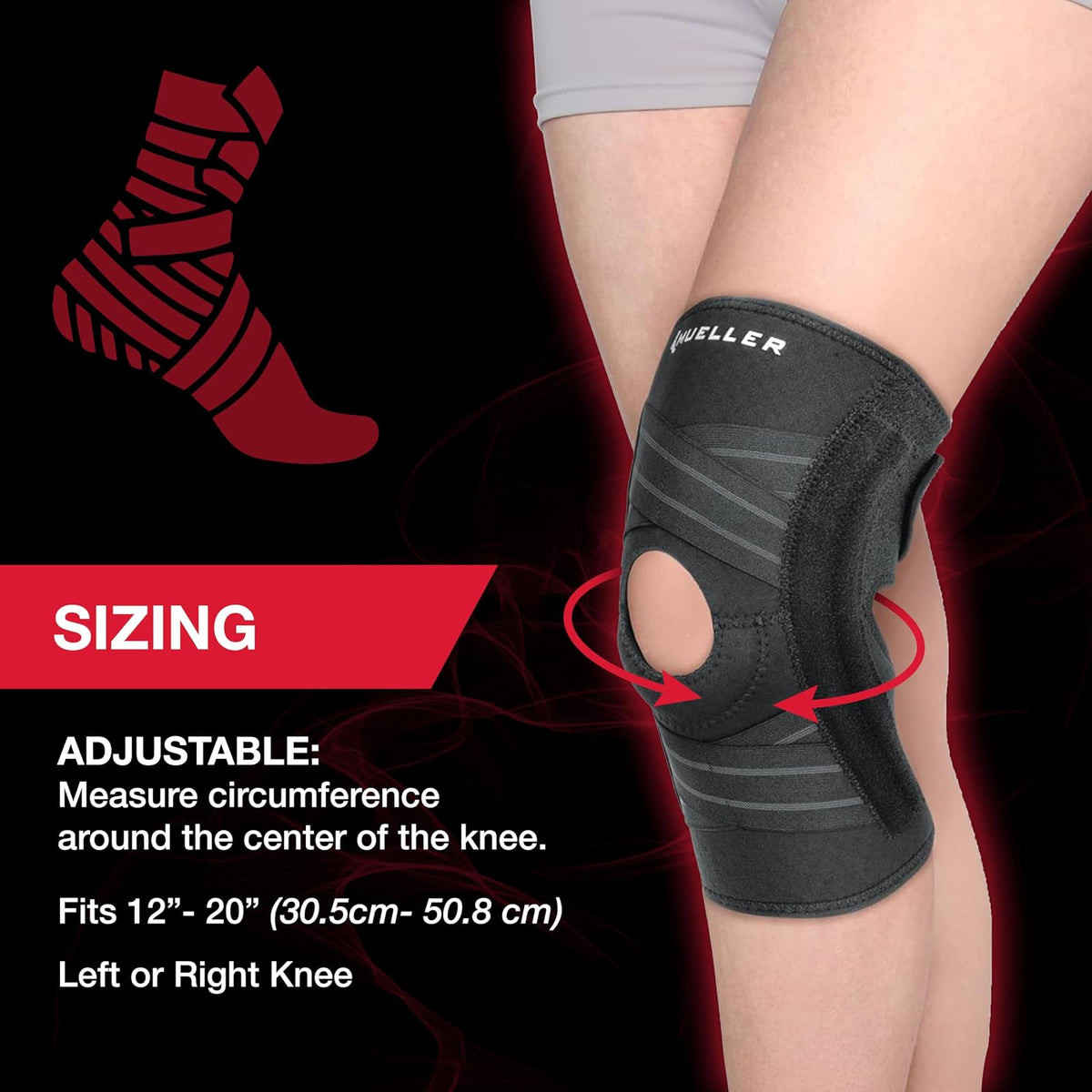 Mueller Self Adjusting Knee Stabilizer, One Size Fits Most, 1-Count Package