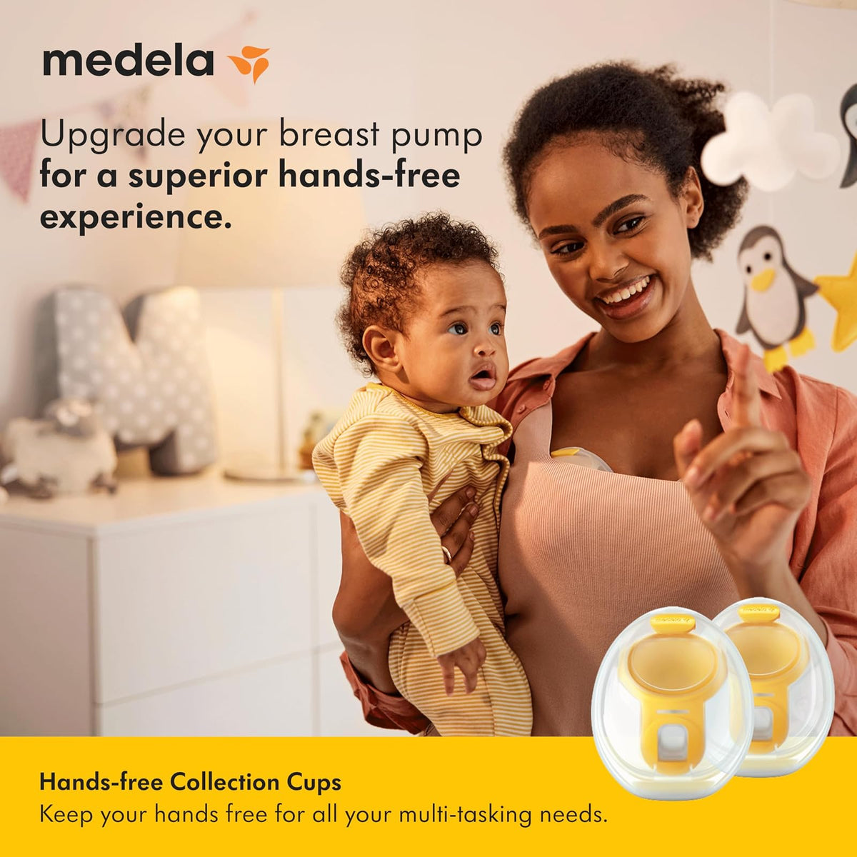 Medela | Copas de Plástico para Recolección Hands-Free | Extractores Compatibles MaxFlow, Swing Maxi y Freestyle Flex