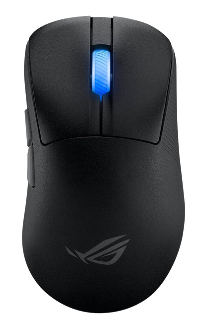 ASUS ROG Keris II Ace Mouse Negro Inalámbrico Ultraligero para FPS y MOBA | Inalámbrico tri-modo (2.4GHz/BT/USB-C), ultraligero 54g, sensor ROG AimPoint Pro 42000 DPI, hasta 4000Hz con Booster