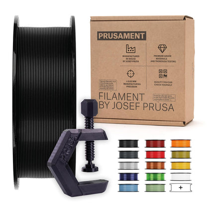 Prusament PETG Filamento Transparente 1kg 1.75mm - Jet Black