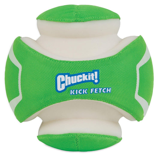 Chuckit Kick Fetch Pelota de Juguete para Perros, MAX Glow, Large