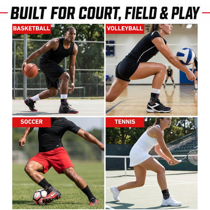McDavid Bio-Logix Tobillera – Prevención de esguinces, terapia física, gran comodidad y apoyo, construcción de espuma viscoelástica, rendimiento y protección de grado competitivo, perfecto para , voleibol, fútbol, fútbol y mucho más.