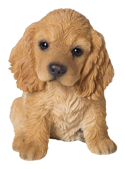 Hi-Line Gift Ltd. - Estatua de Cocker Spaniel de Color Crema