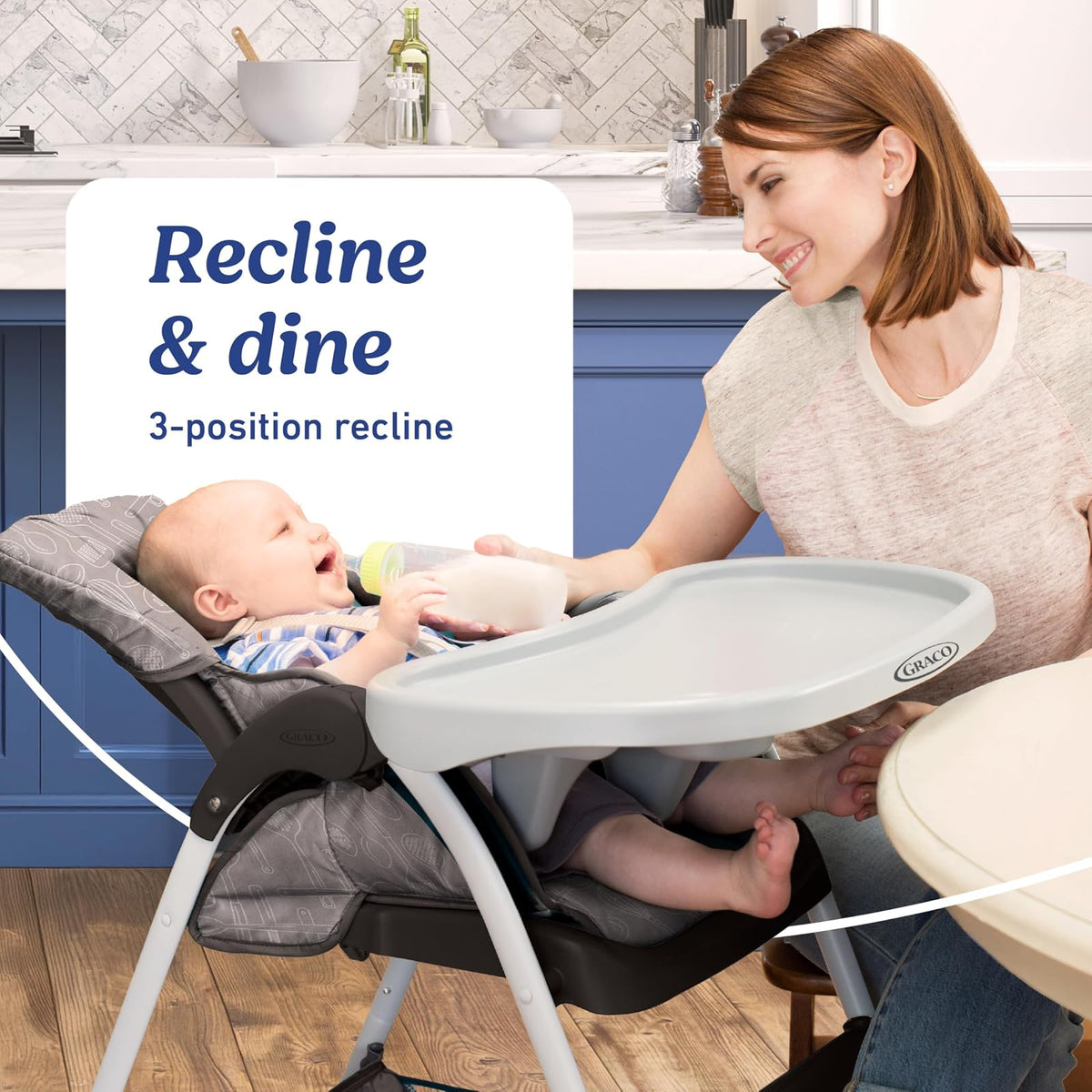Graco Slim Snacker - Silla alta, Whisk