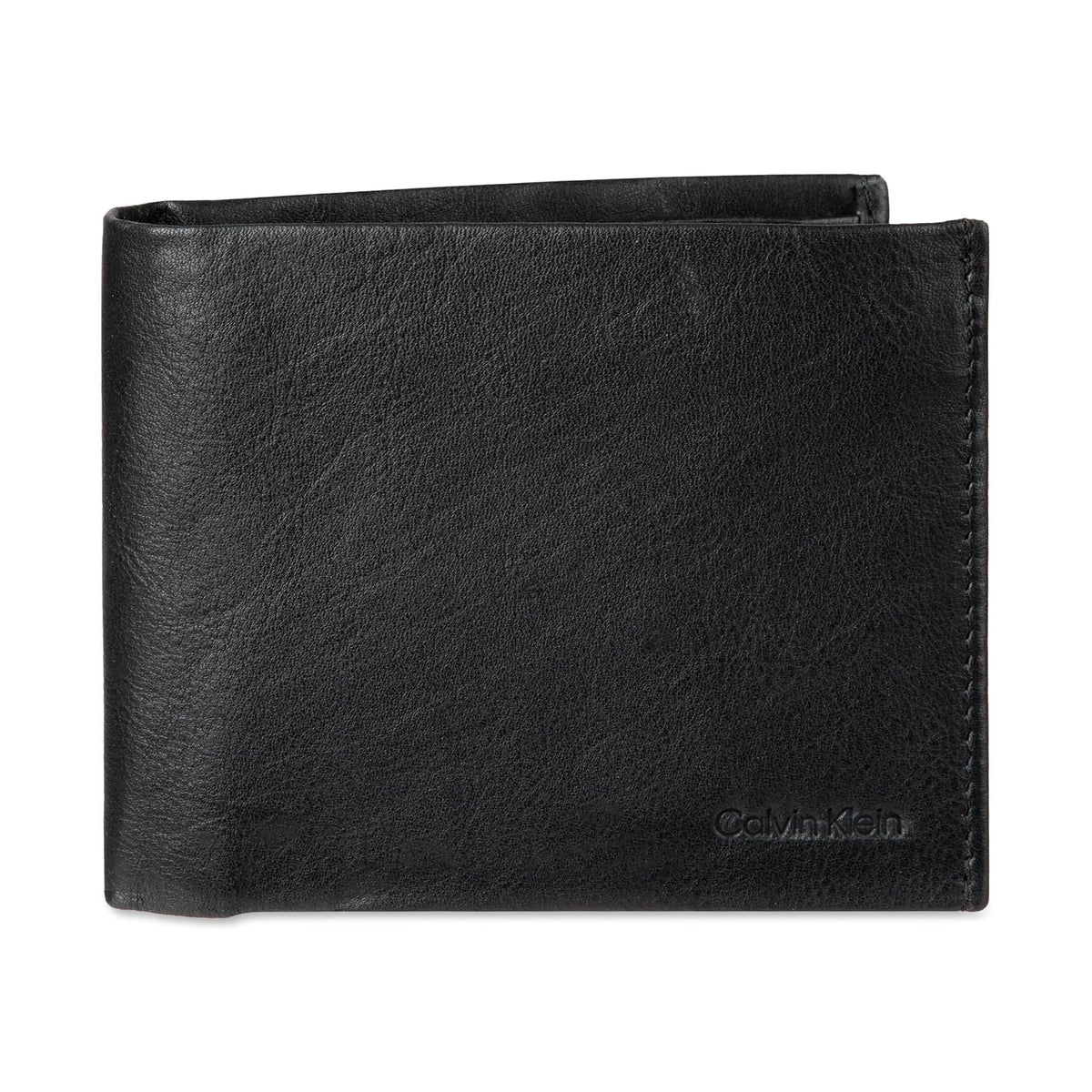 Calvin Klein Billetera de piel con bloqueo para Hombre