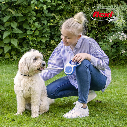 Flexi 16' New Comfort Tape Leash, Large, Grey