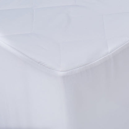 Colchas Concord Protector de Colchón, Color Blanco, 100% Poliéster, Tamaño King Size, Cubre Colchón Suave Que Protege contra Polvo, Manchas y Desgaste, 1 Pieza