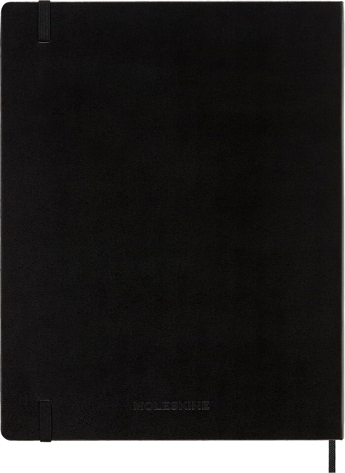 Moleskine Notebook, XXL, Ruled, Black, Hard Cover (8.5 X 11) | Cuaderno XXL de 8.5 x 11 pulgadas con 192 páginas rayadas para diario, toma de notas, planificación y proyectos creativos.