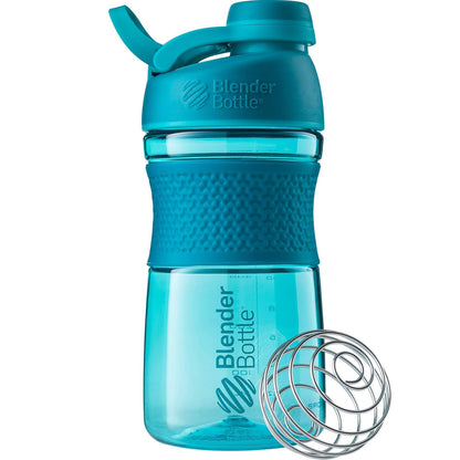 Blender Bottle Sportmixer Twist Teal Botella mezcladora, Unisex Adulto, 590ml