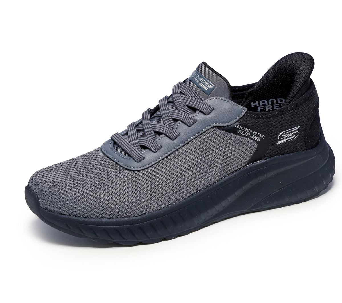 Skechers Squad Chaos Slip-ins Tenis para Hombre - 27.0 cm - Gris-oscuro