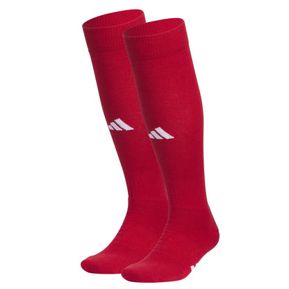 adidas Rivalry 2.0 Calcetines Sobre la Pantorrilla, Paquete 2 - M - Power Red - White - 2