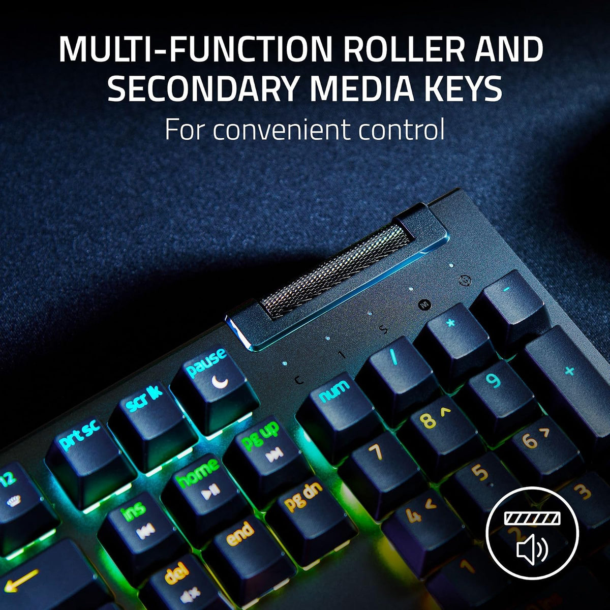 Razer V4 X - Teclado mecánico Gaming Chroma RGB, Yellow Switch