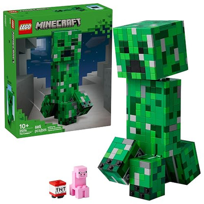 Lego Minecraft El Creeper Creativo Juguete de Construcción y Decoración, Divertido Regalo Inspirado en el Videojuego, Figura de Acción Coleccionable para Niños y Niñas 21276