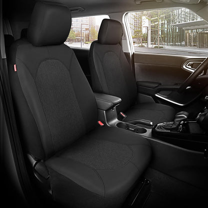 Motor Trend - Juego de Fundas de Asiento de Automóvil, 2 Asientos Delanteros, de Neopreno a Prueba de derrames, Protector de Asiento de Automóvil, Accesorios de automóvil, Fundas Interiores para SUV y