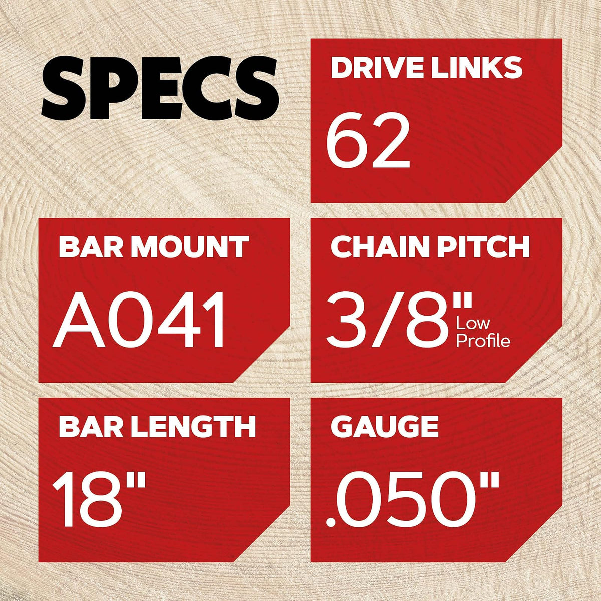 Oregon 39272 18-Inch Bar & Chainsaw Chain Combination Fits Craftsman, Homelite, Poulan