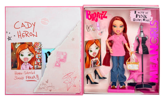 Bratz, Mean Girls Muñeca Cady, Muñecas para Niñas, Incluye 2 Atuendos y Varios Accesorios, 4 Años en Adelante