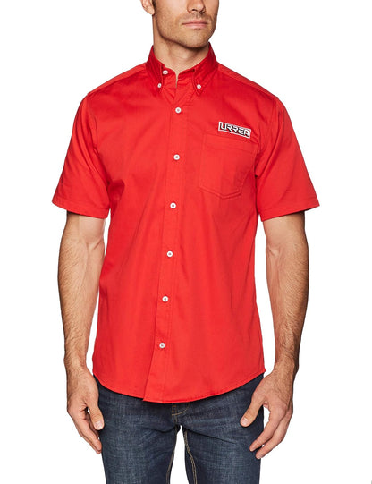 Urrea CAMC201M Camisa de manga corta para caballero color rojo talla M