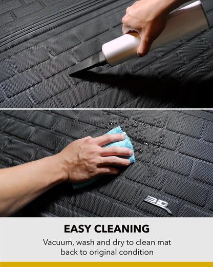 3D MAXpider Cargo - Alfombrilla para Todo Tipo de Clima, Ajuste Personalizado para determinados Modelos de Jeep Wrangler Unlimited - Hule Kagu (Gris), Buque de Carga, Gris