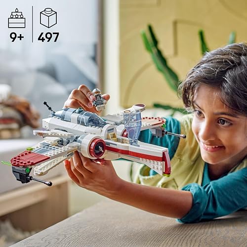 LEGO® Star Wars: La Venganza de los Sith Caza Estelar ARC-170 Juguete de construcción, Set Coleccionable, Juego con Nave Espacial y 4 Personajes, Regalo para niños y niñas 75402