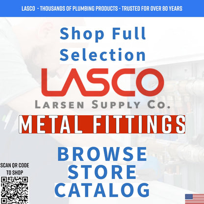 LASCO 17-5833 Adaptador de latón abocinado hembra de 3/8 pulgadas por abocinado macho de 1/2 pulgada