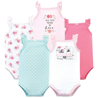 Hudson Baby Bodis sin mangas de algodón Conjunto de camiseta para bebé y niño pequeñoHombre