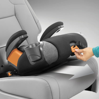 Chicco - KidFit Zip Plus 2 en 1 Asiento elevador de posicionamiento para automóvil – azul marino, azul