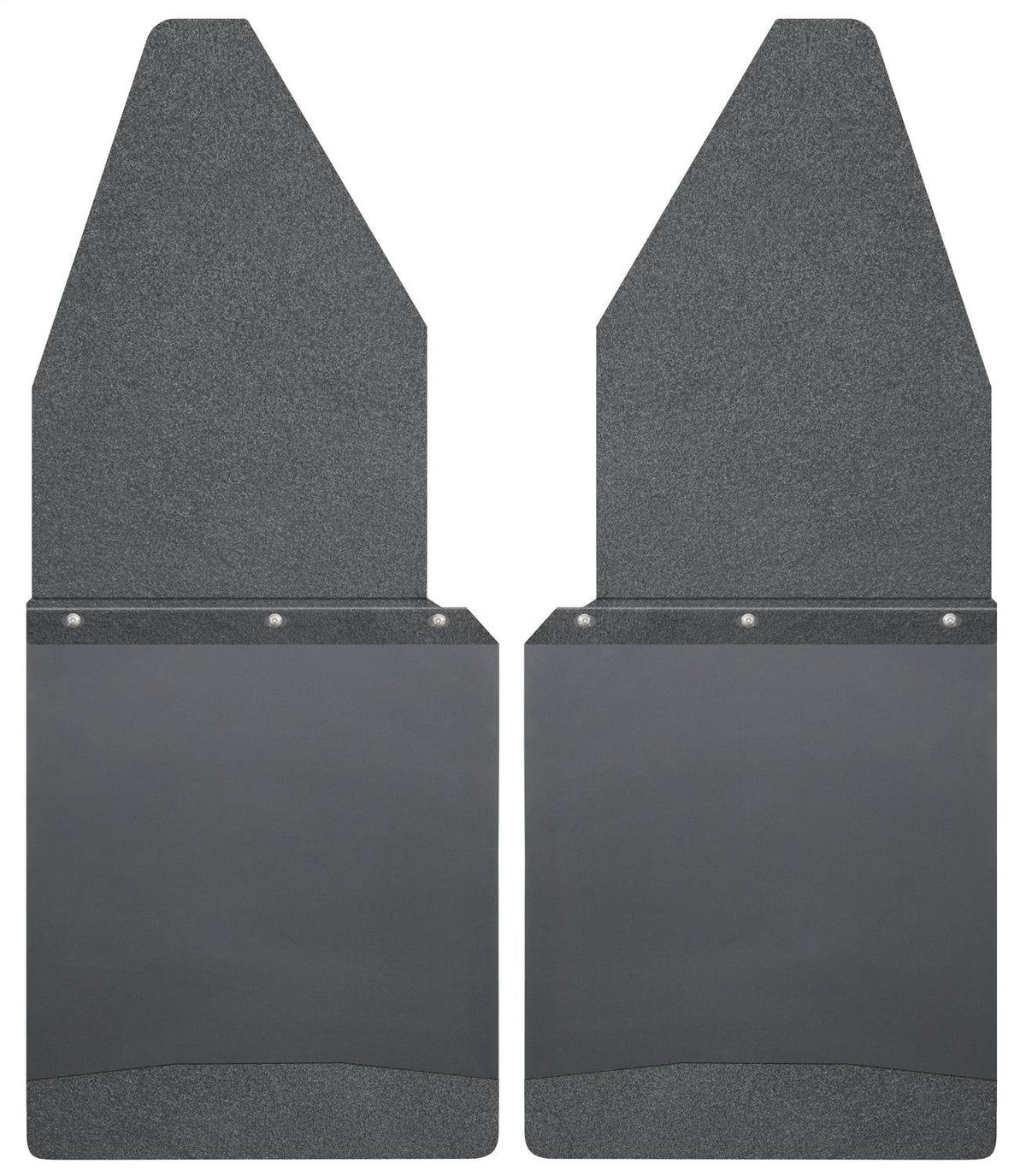 Husky Liners Kick Back Guardabarros de 12 Pulgadas de Ancho – Negro Parte Superior/WT Compatible con 88-18 F150/250