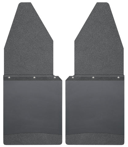 Husky Liners Kick Back Guardabarros de 12 Pulgadas de Ancho – Negro Parte Superior/WT Compatible con 88-18 F150/250