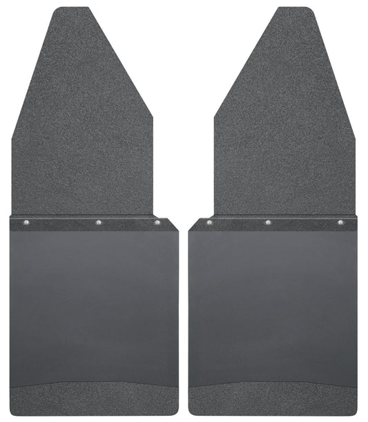 Husky Liners Kick Back Guardabarros de 12 Pulgadas de Ancho – Negro Parte Superior/WT Compatible con 88-18 F150/250