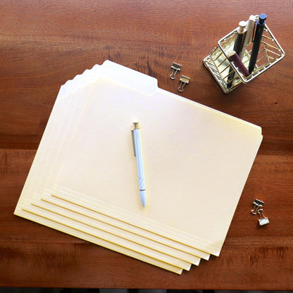 Smead File Folder, 1/3-Cut Tab, Letter Size, Manila, 200 per Box (10382)