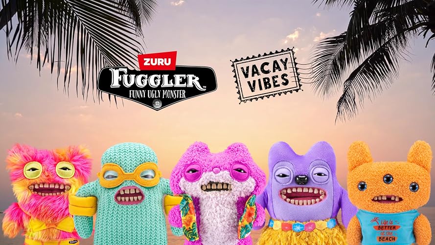 Fuggler-Vacay Vibes 9 Pulgadas Serie 1 Felpa (Conejo rabioso - Rojo)