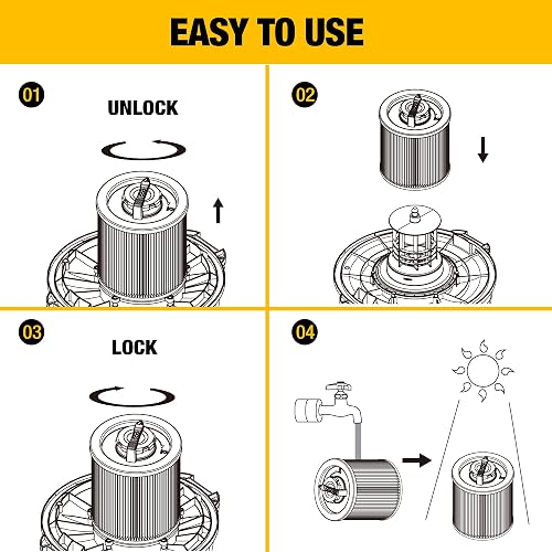 DeWALT Cartridge Filter- Regular 6-16 gal.