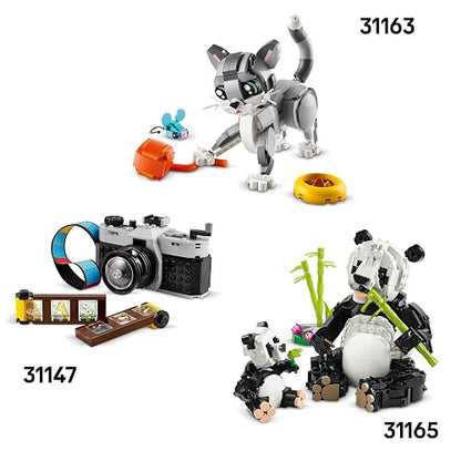 LEGO® Creator 3en1 Máquina de Escribir con Flores Juguete de construcción, transformable en un Keytar o una Maceta con bolígrafo y libreta, Idea de Regalo para niñas y niños de 8 años o más 31169