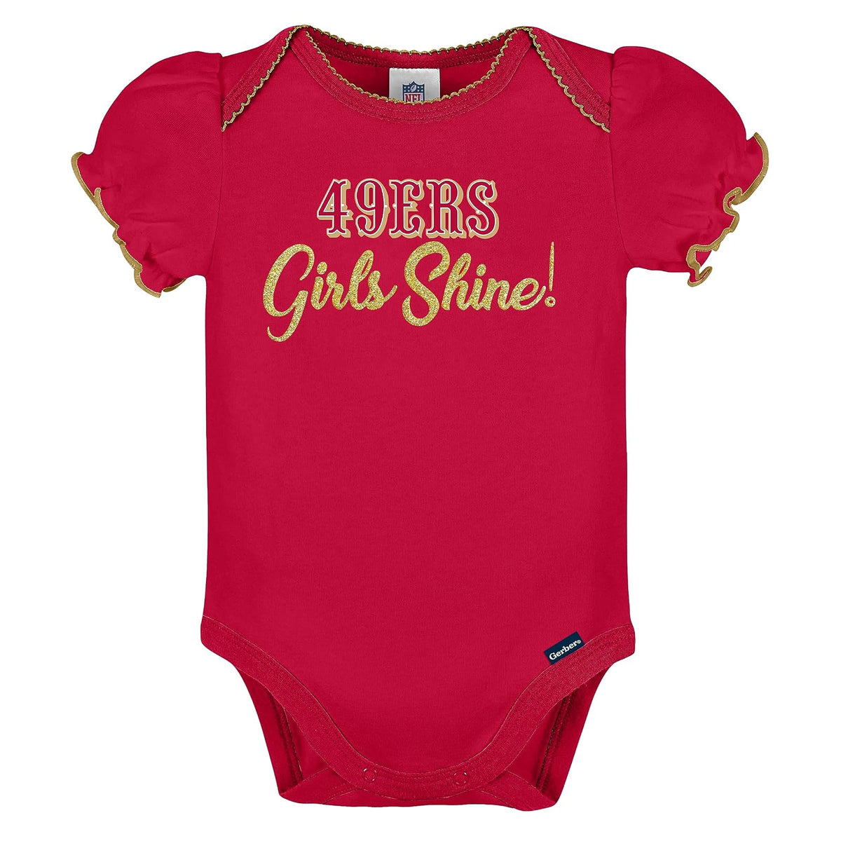 NFL Baby-Girls 3 Pack Short Sleeve Bodysuit