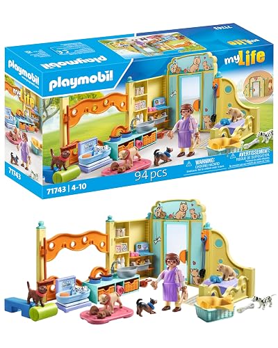 Playmobil Set de Juego Guardería de Cachorros