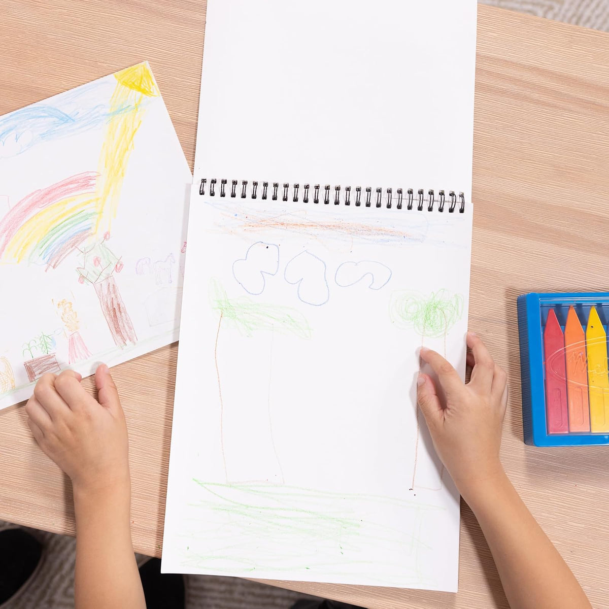 Melissa & Doug Sketch Pad 9” by 12”, Arts & Crafts, Fade-Resistant, Acid-Free White Paper, 50 Sheets, Single Pack, 13” H x 9” W x 0.5” L