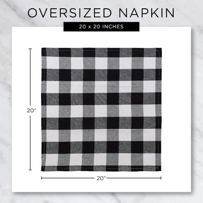 Pre de Provence - Juego de servilletas Estilo Granja con Rayas francesas, 20 x 20 Pulgadas, Verde bálsamo, 6 Piezas