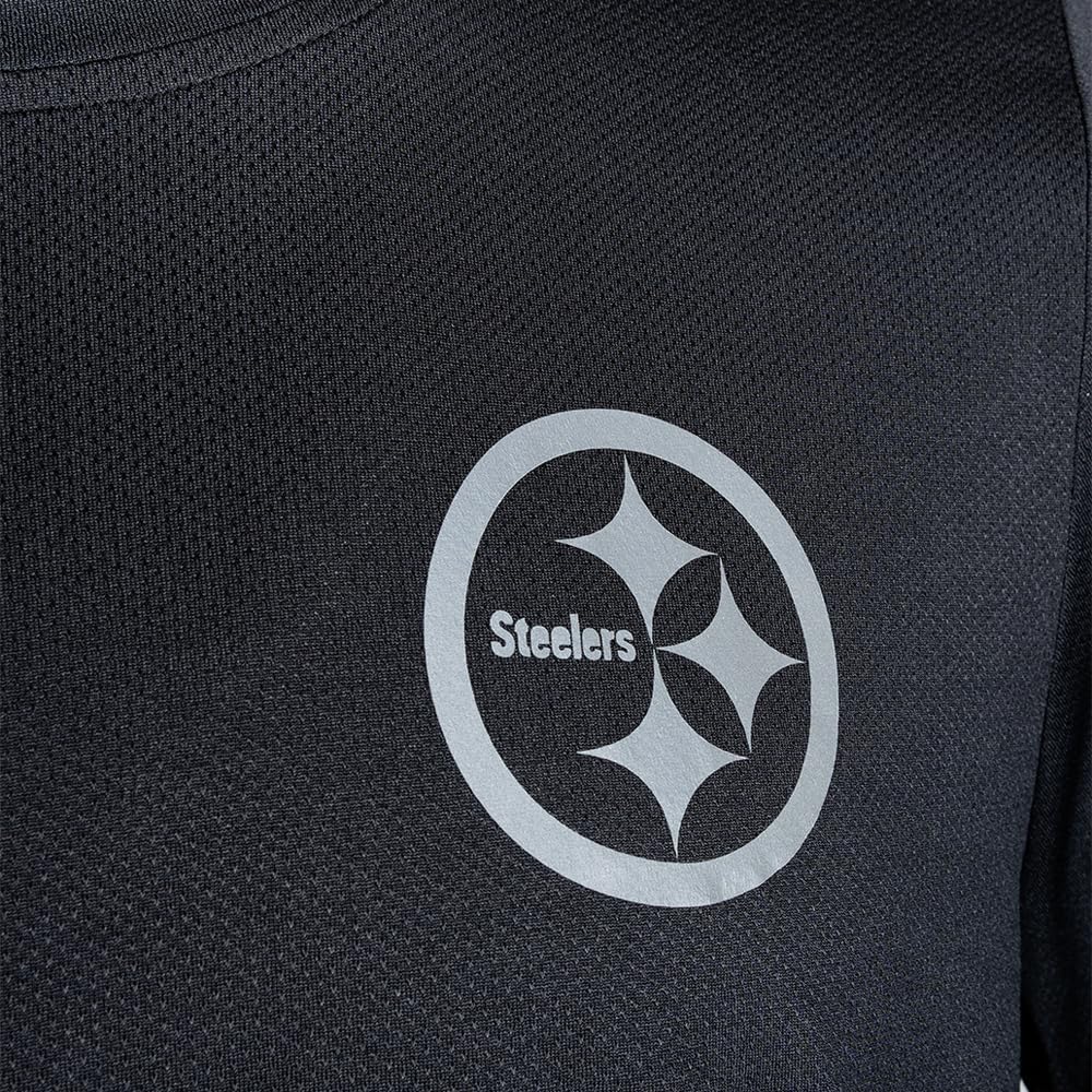 NFL Playera Deportiva Pittsburgh Steelers Negro para Hombre