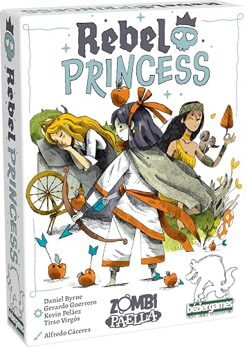 Rebel Princess Standard Edition, mezcla definitiva de tema y estrategia, juego de cartas adictivo de ritmo rápido, perfecto para noches de juego, más de 3 jugadores de 15 + 45 minutos, de The Creators