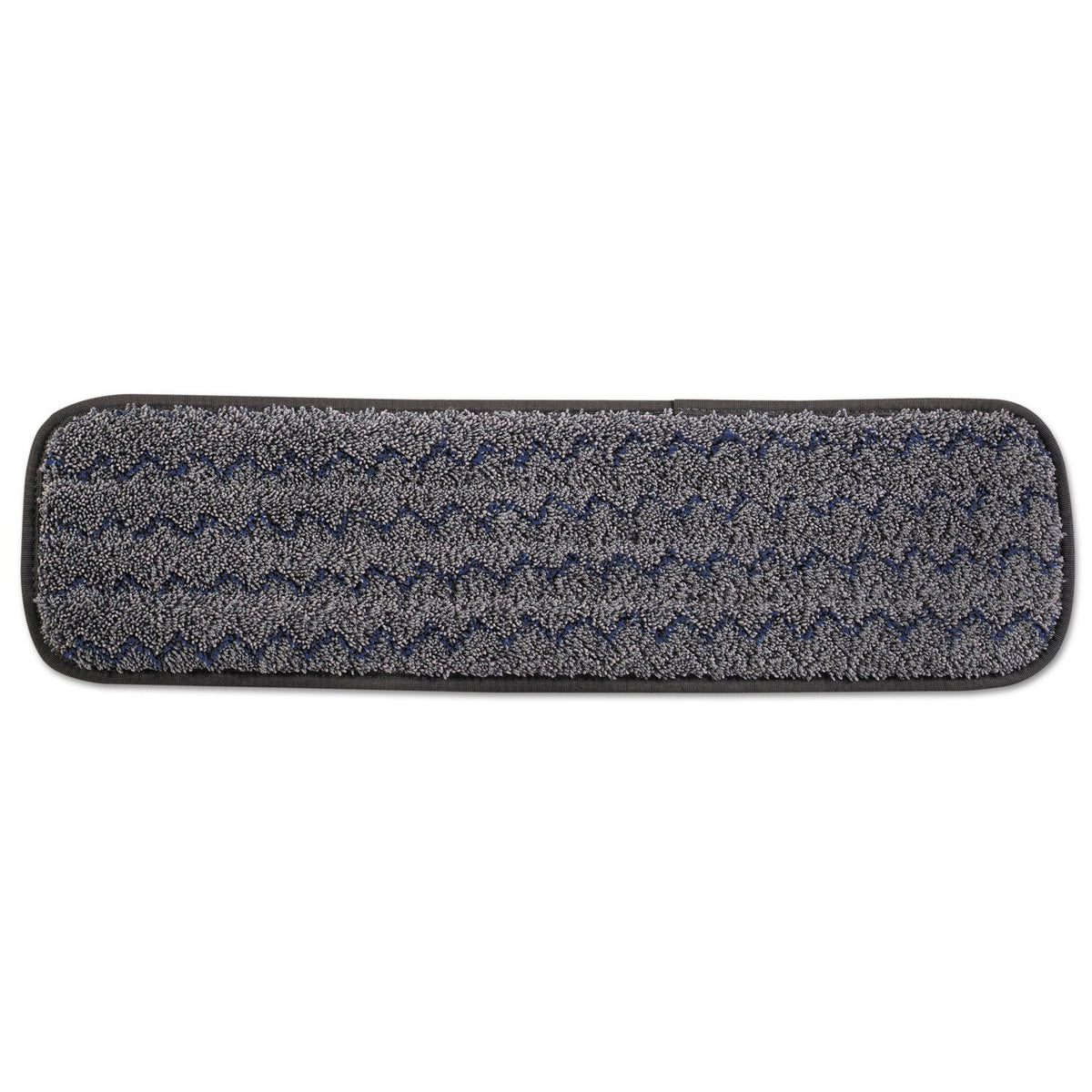 Rubbermaid Commercial Products HYGEN - Almohadilla para la cabeza de la trapeador húmeda de microfibra, 18 pulgadas, gris, para limpieza profesional y limpieza de suelos industriales de alta resistencia