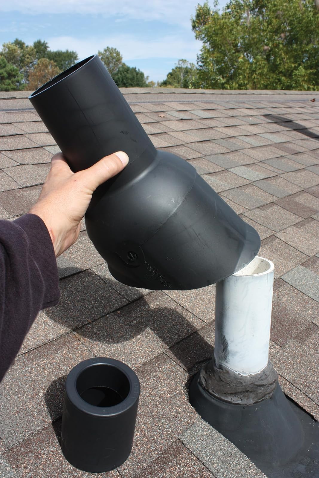 Perma Boot 312-4 BLK - Sistema de reparación de ventilación de fontanería, 10,16 cm, compatible con tubos de PVC de 10,16 cm, color negro