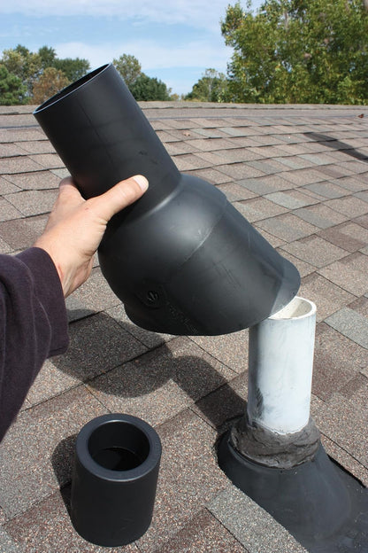 Perma Boot 312-4 BLK - Sistema de reparación de ventilación de fontanería, 10,16 cm, compatible con tubos de PVC de 10,16 cm, color negro