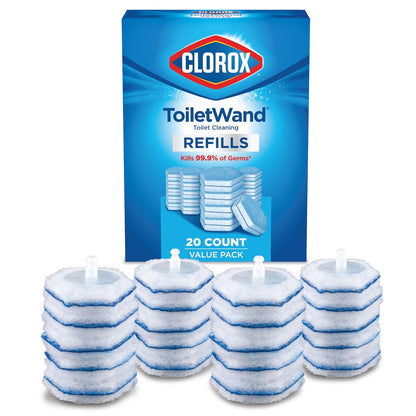 Clorox ToiletWand Recambios Desinfectantes para Inodoro, 30 pzas - 20 Unidad (Paquete de 1)